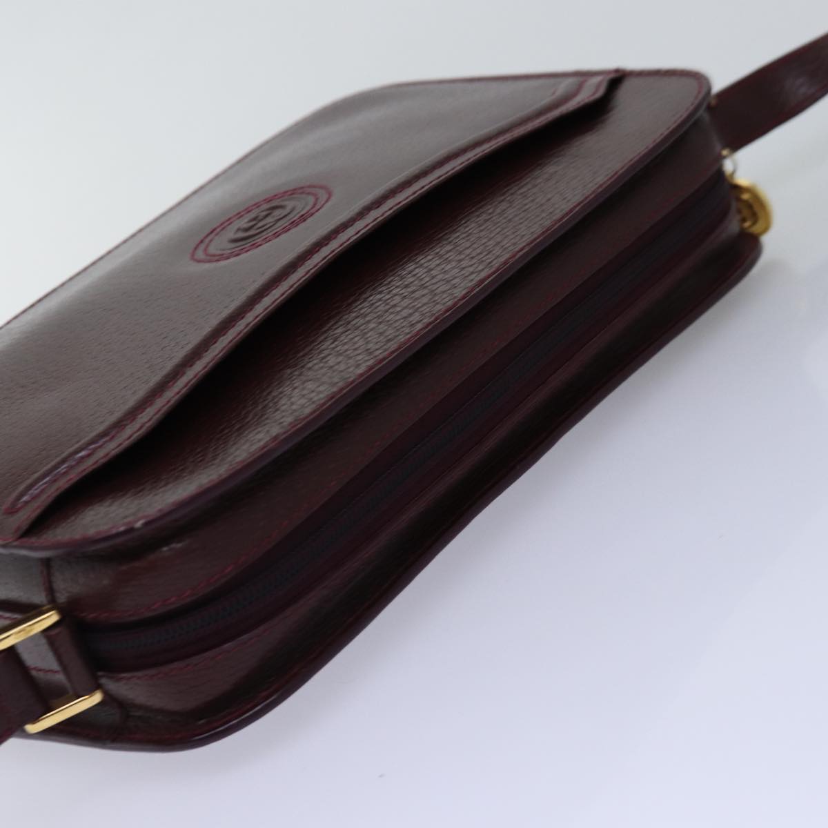 GUCCI Shoulder Bag Leather Red 007 256 0051 yk12836