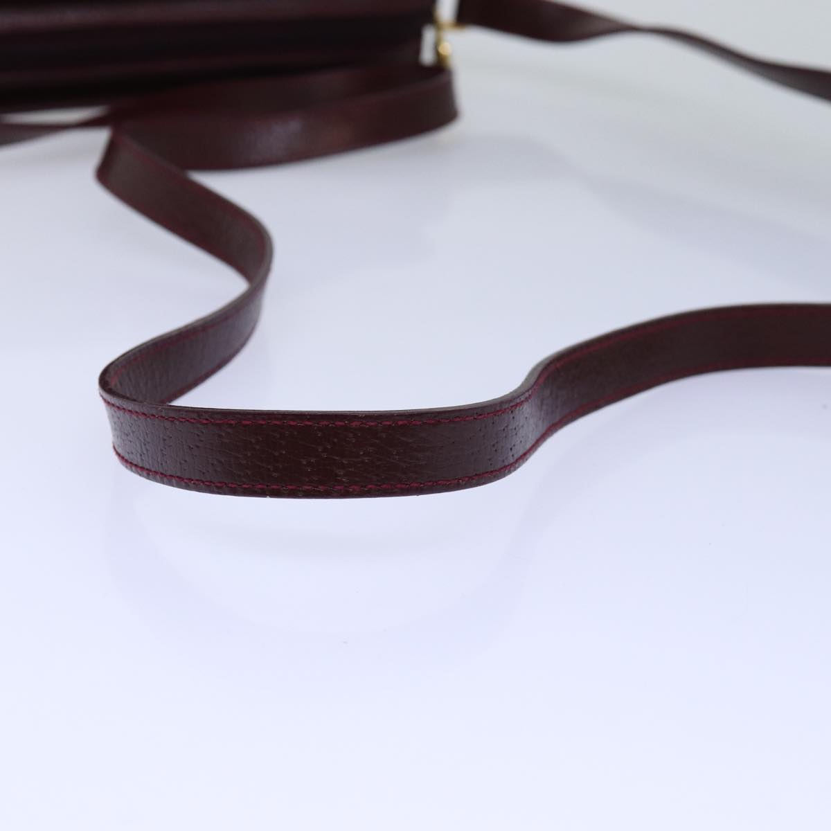 GUCCI Shoulder Bag Leather Red 007 256 0051 yk12836