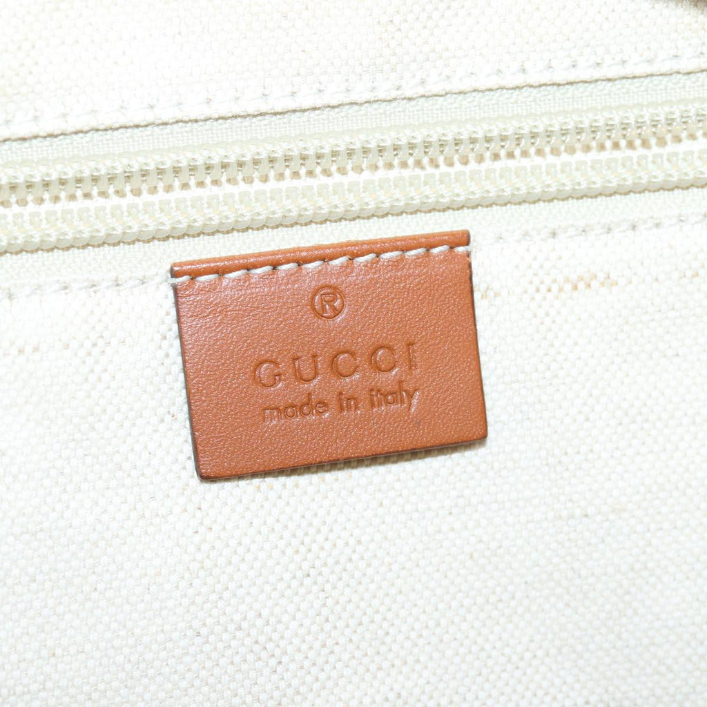 GUCCI GG Canvas Shoulder Bag Nylon Brown 308840 yk12840