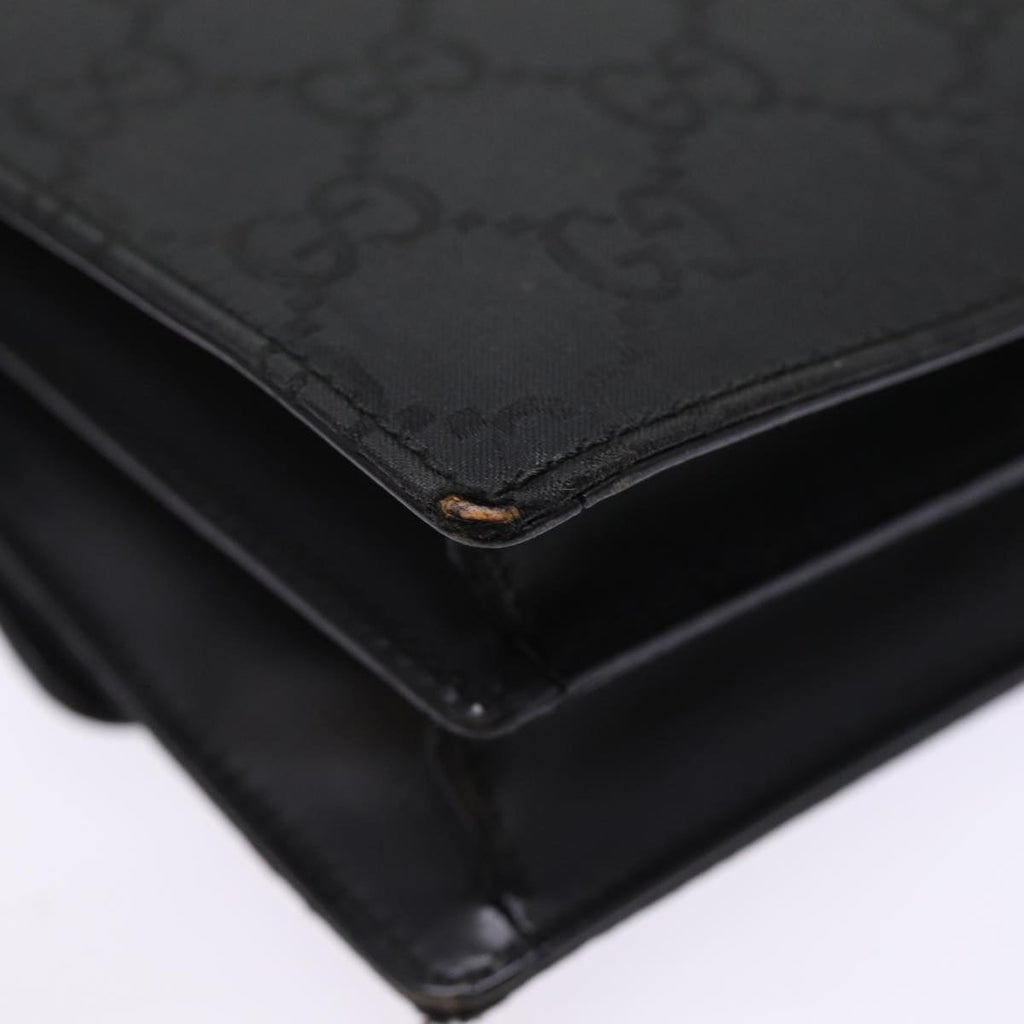 GUCCI GG Canvas Clutch Bag Black yk12865
