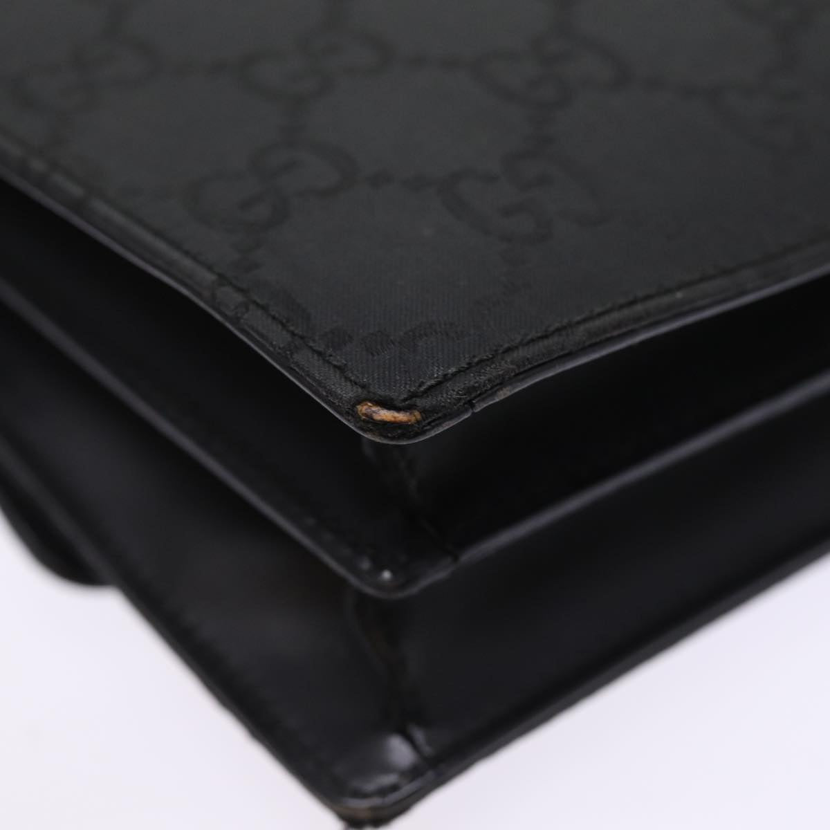 GUCCI GG Canvas Clutch Bag Black yk12865