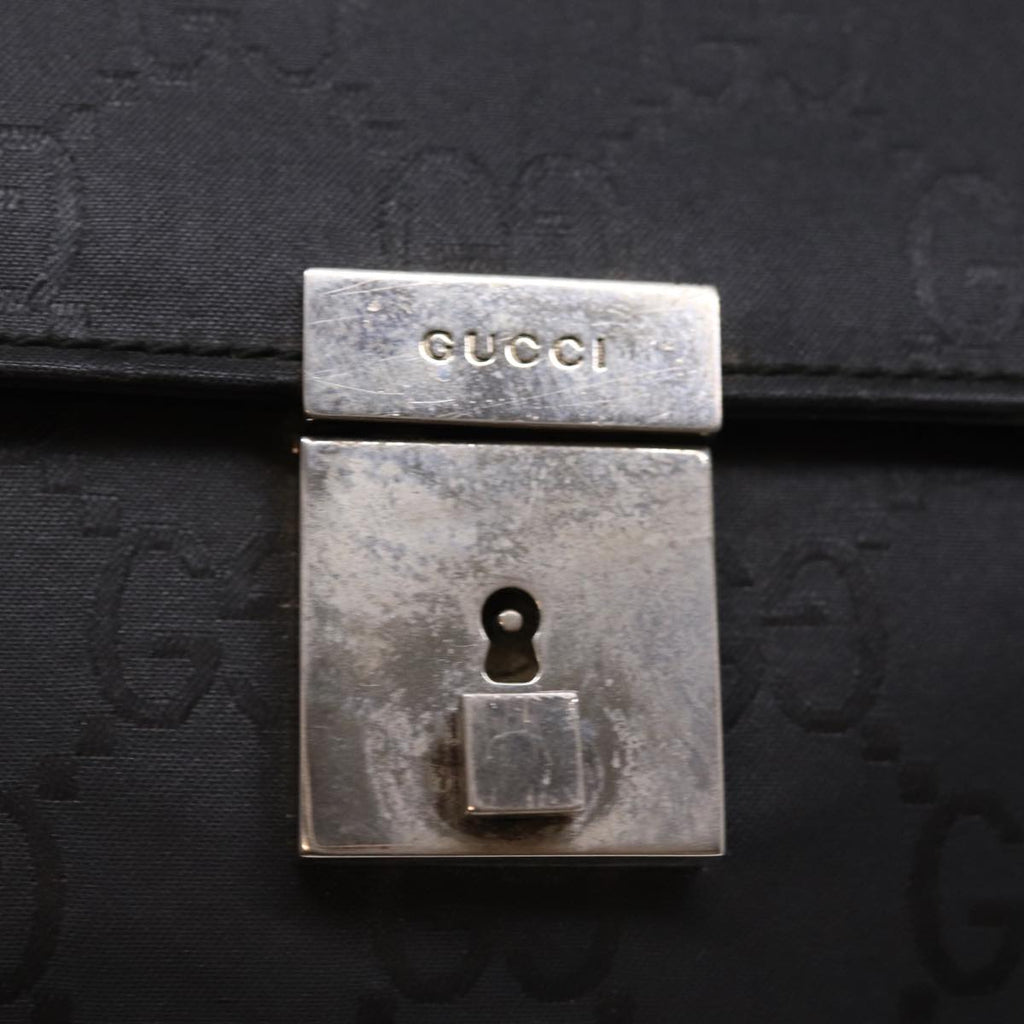 GUCCI GG Canvas Clutch Bag Black yk12865