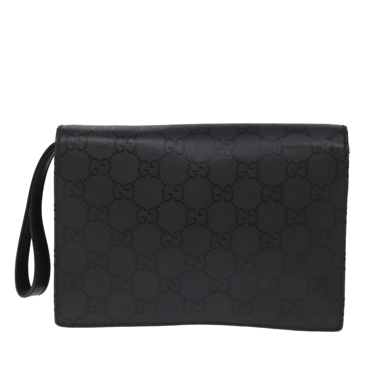 GUCCI GG Canvas Clutch Bag Black yk12865