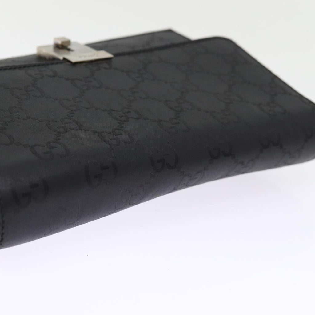GUCCI GG Canvas Clutch Bag Black yk12865