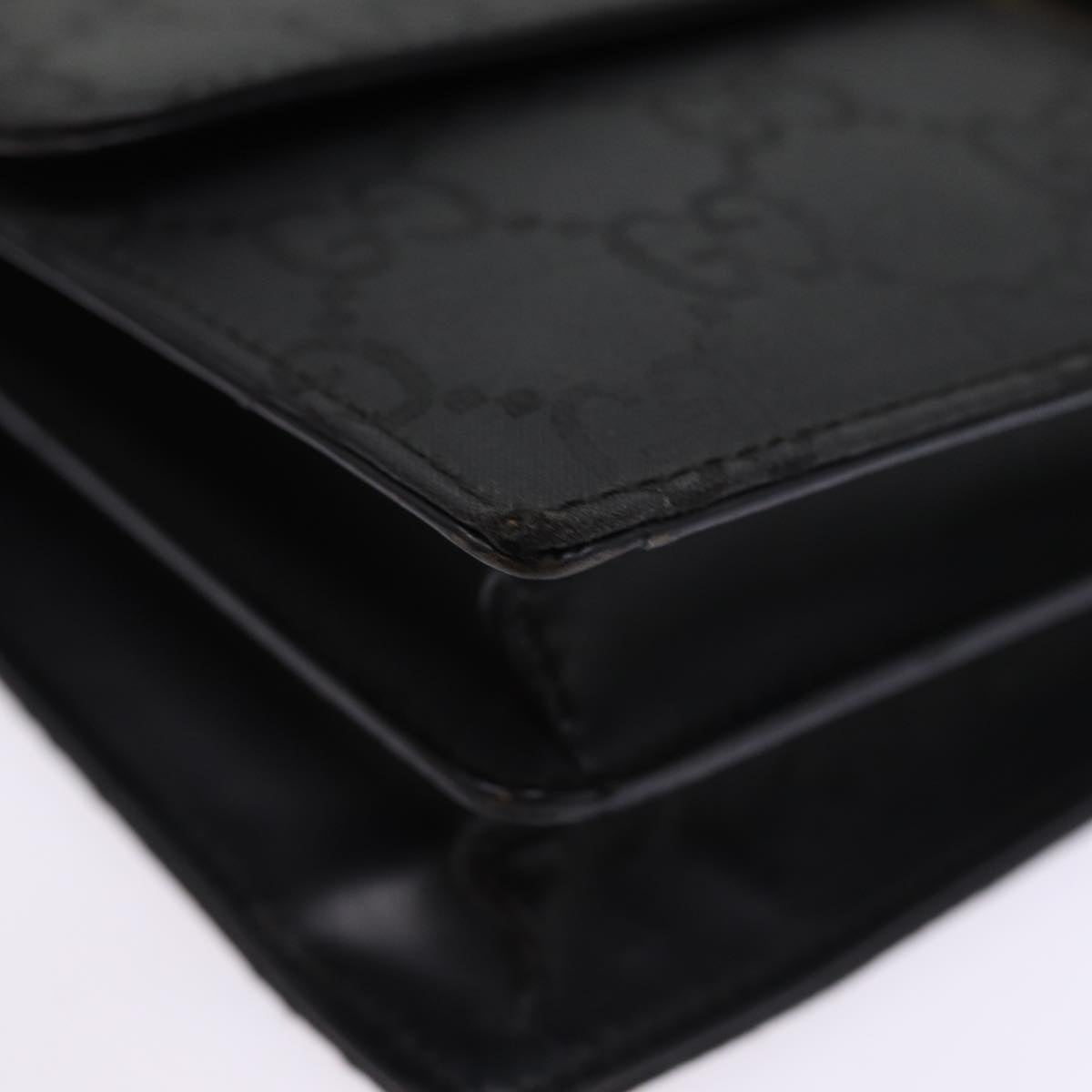 GUCCI GG Canvas Clutch Bag Black yk12865