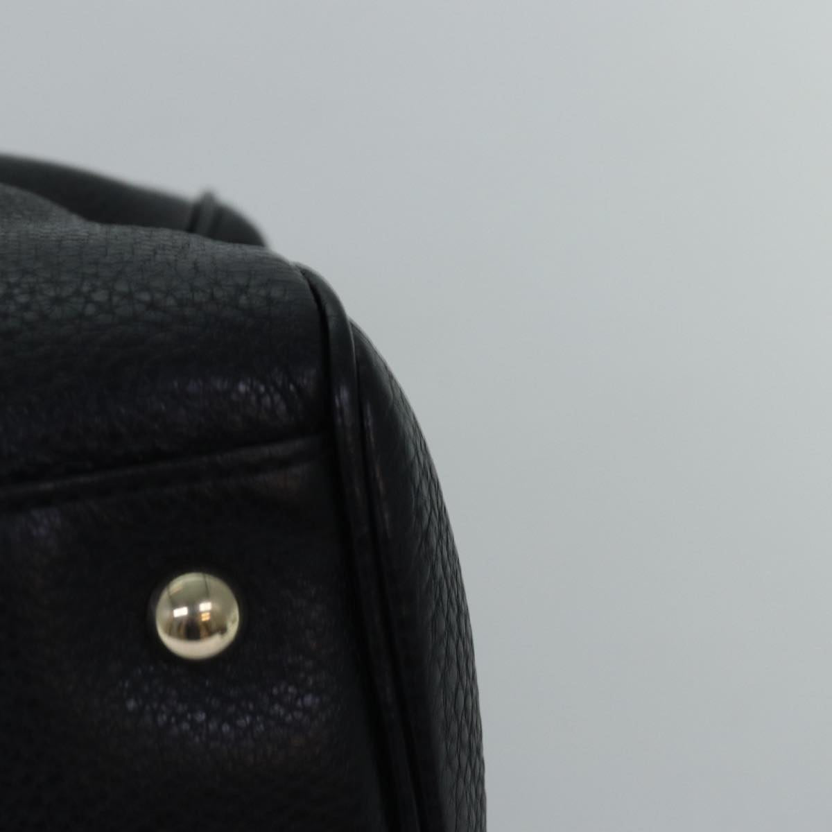 GUCCI Bamboo Swing Hand Bag Leather 2way Black 323660 yk12954