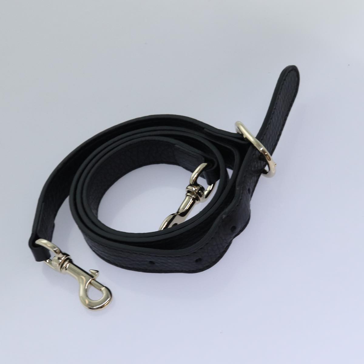 GUCCI Bamboo Swing Hand Bag Leather 2way Black 323660 yk12954
