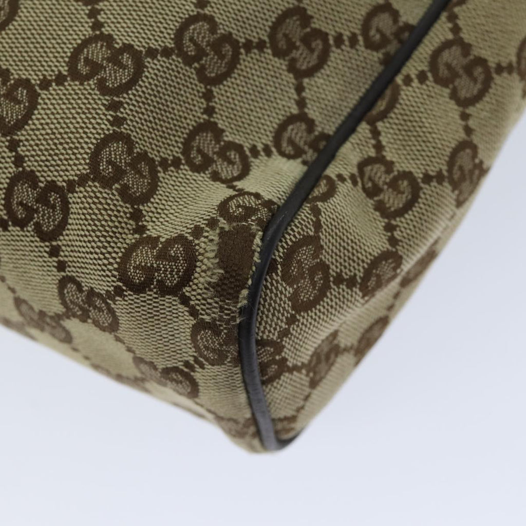 GUCCI GG Canvas Shoulder Bag Beige 146236 yk12996