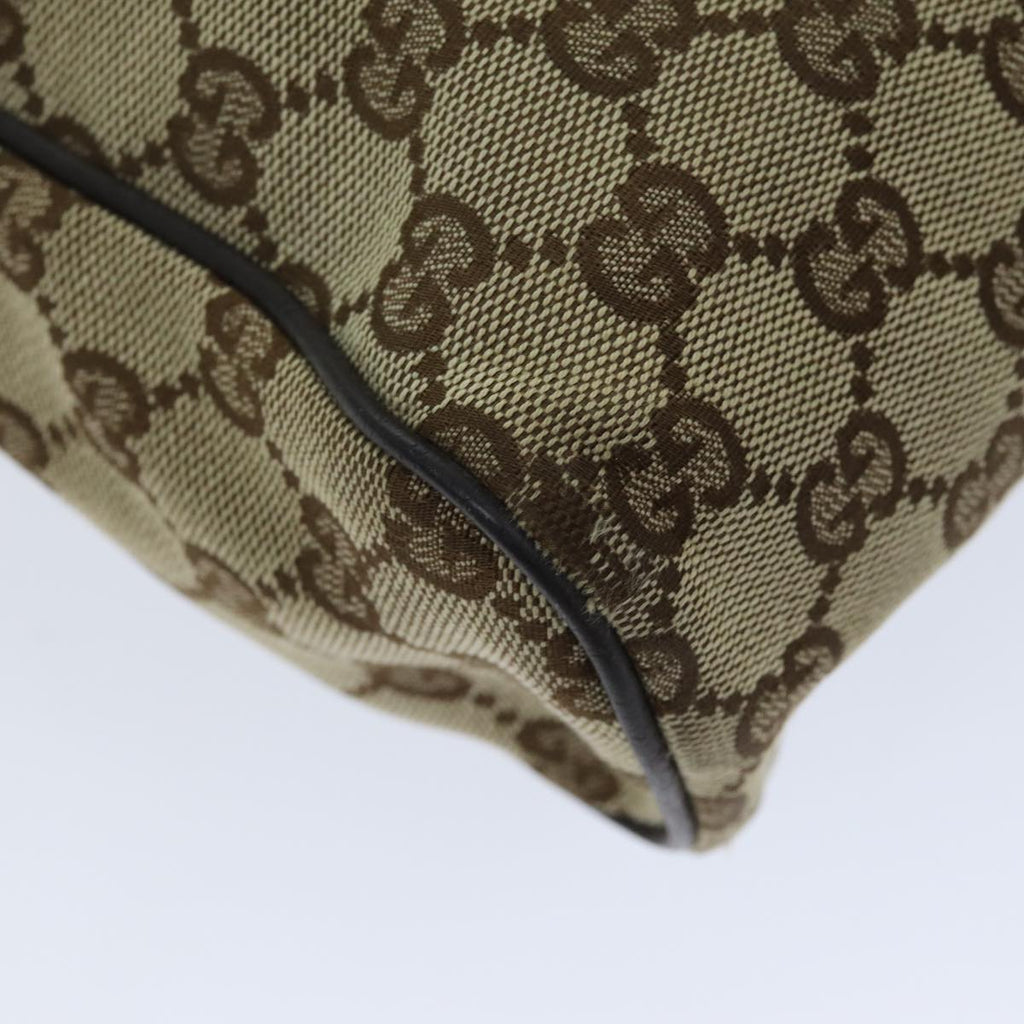 GUCCI GG Canvas Shoulder Bag Beige 146236 yk12996