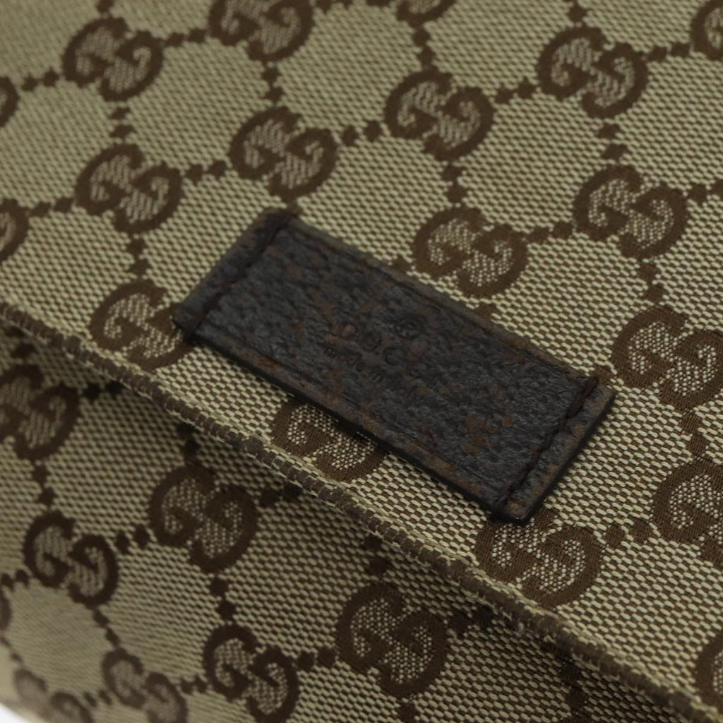 GUCCI GG Canvas Shoulder Bag Beige 146236 yk12996