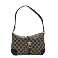 GUCCI Jackie GG Canvas Shoulder Bag Beige 001 4147 yk13038