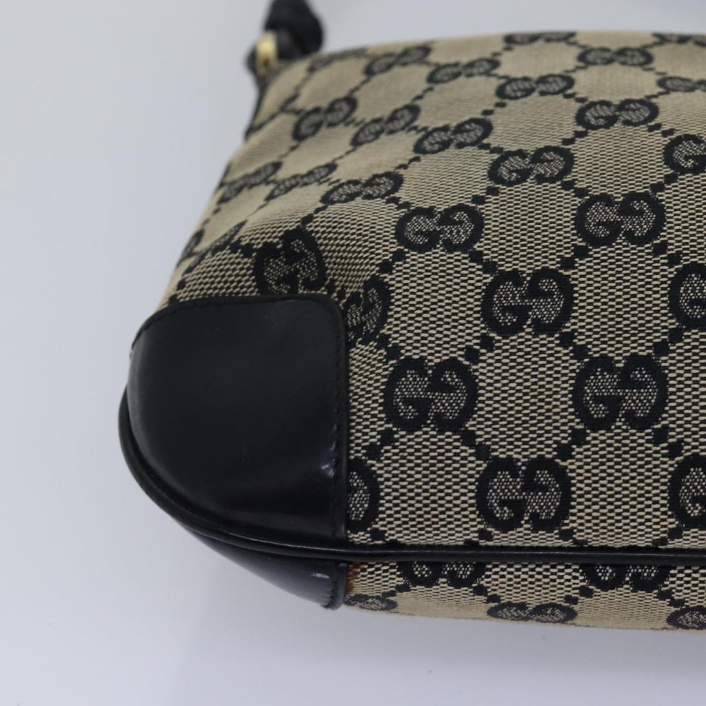 GUCCI Jackie GG Canvas Shoulder Bag Beige 001 4147 yk13038