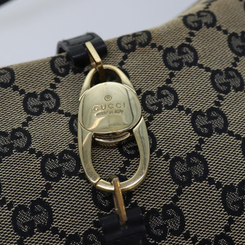 GUCCI Jackie GG Canvas Shoulder Bag Beige 001 4147 yk13038