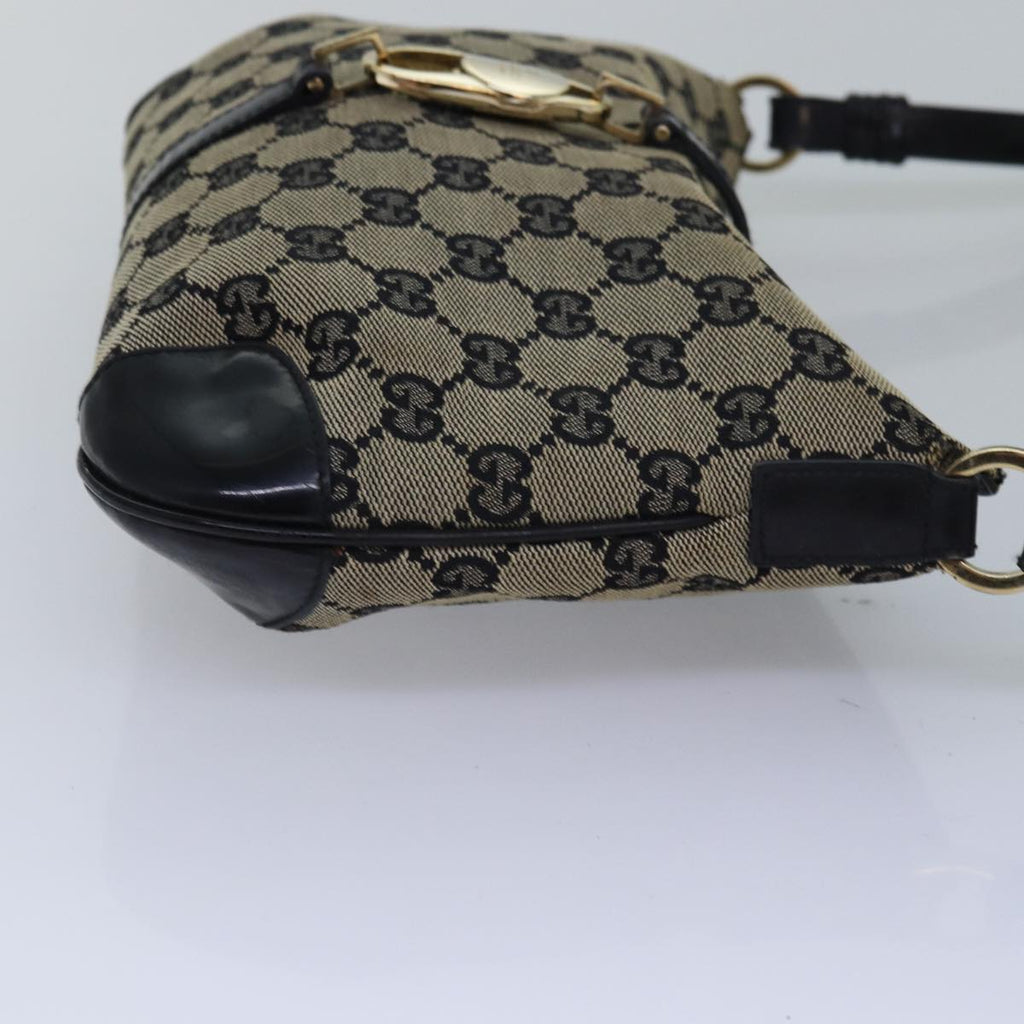 GUCCI Jackie GG Canvas Shoulder Bag Beige 001 4147 yk13038