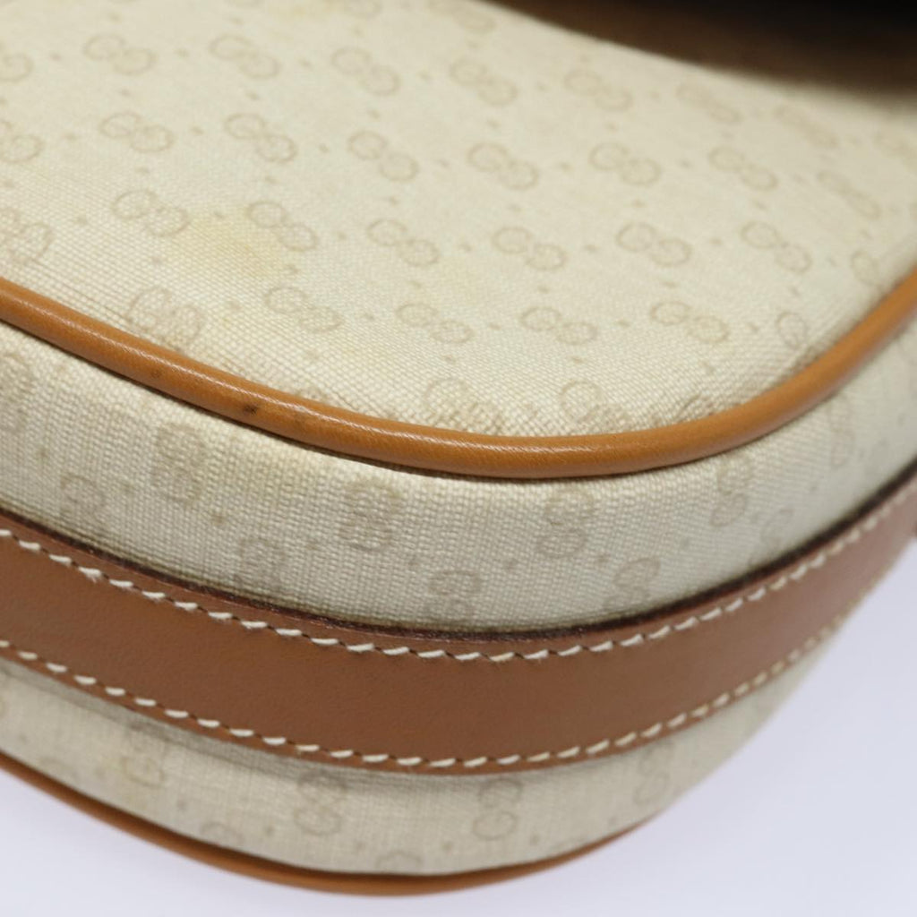 GUCCI Micro GG Supreme Shoulder Bag PVC Leather Beige 001 41 4425 yk13040