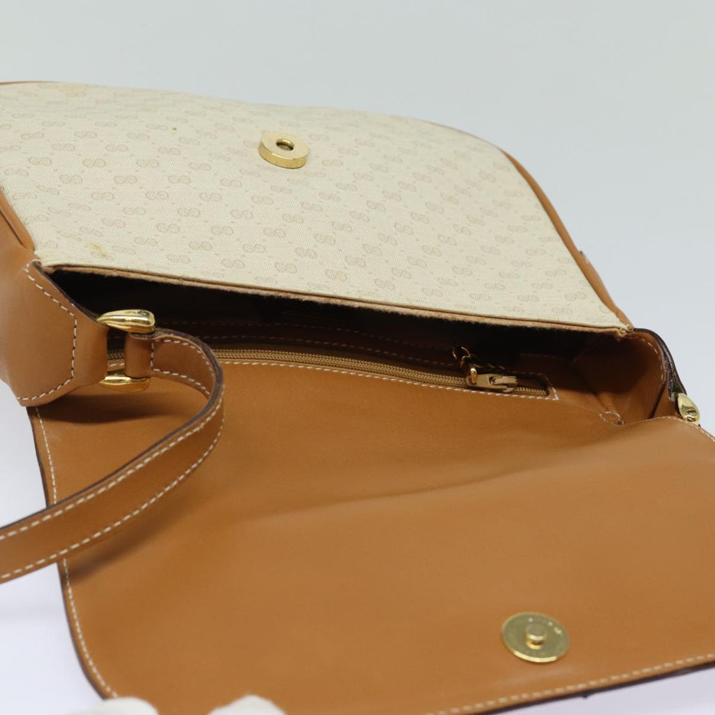 GUCCI Micro GG Supreme Shoulder Bag PVC Leather Beige 001 41 4425 yk13040