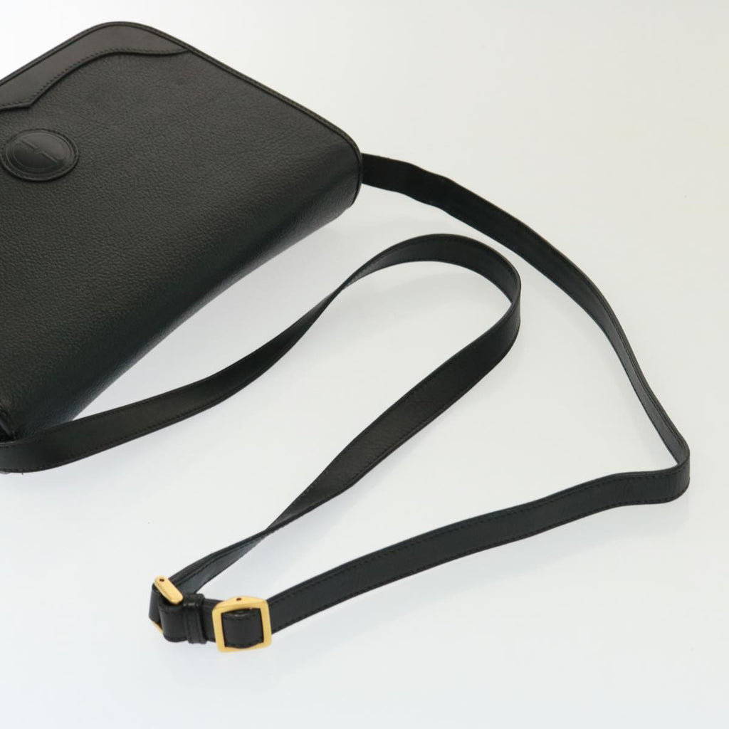 GUCCI Shoulder Bag Leather Black yk13058