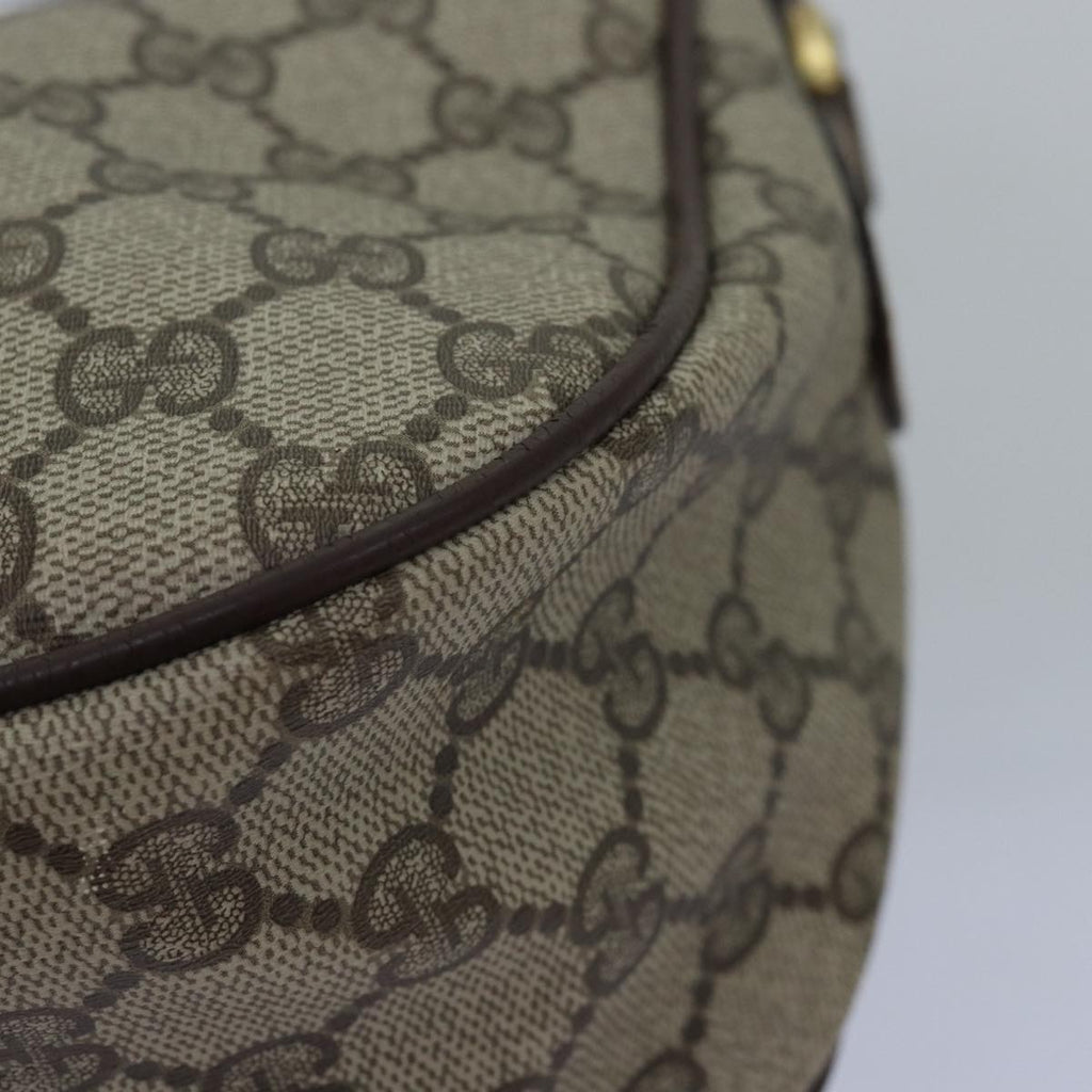 GUCCI GG Supreme Web Sherry Line Shoulder Bag PVC Beige 89 02 032 yk13060
