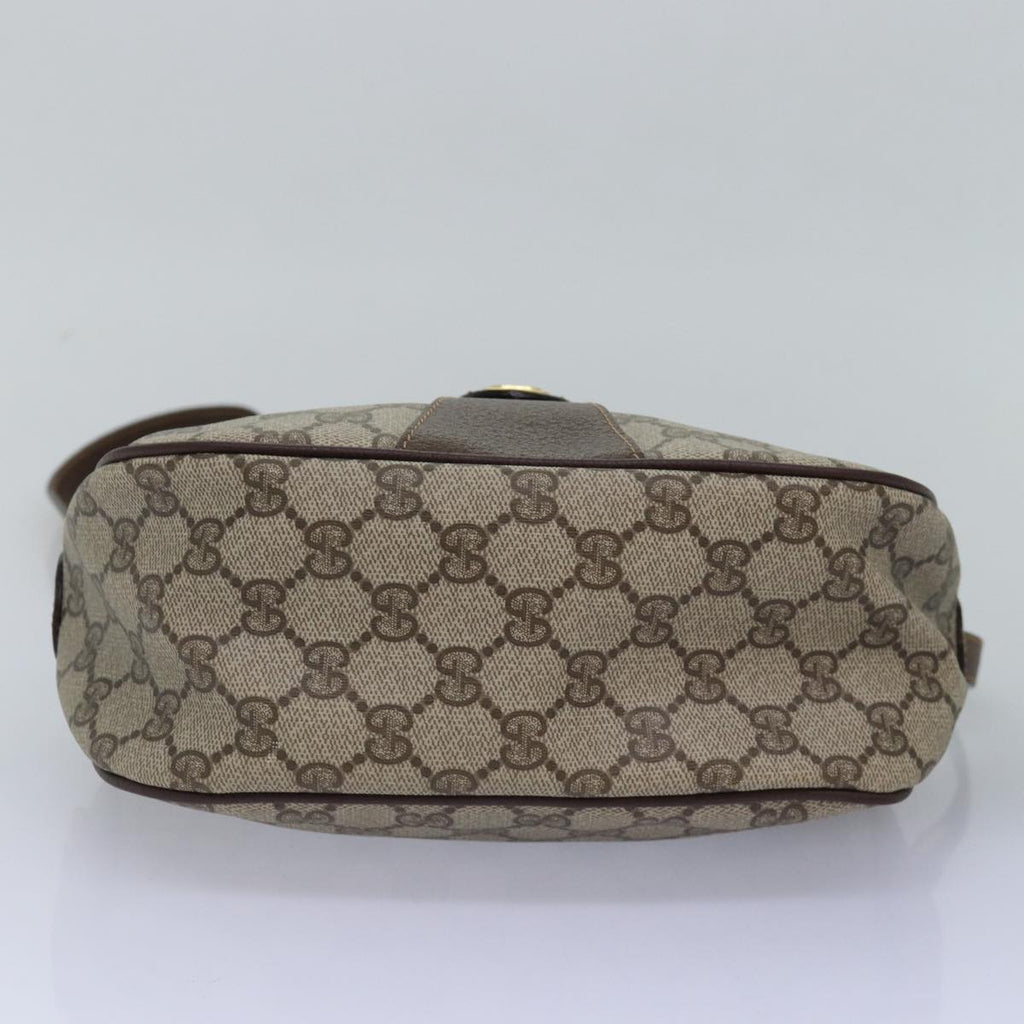 GUCCI GG Supreme Web Sherry Line Shoulder Bag PVC Beige 89 02 032 yk13060