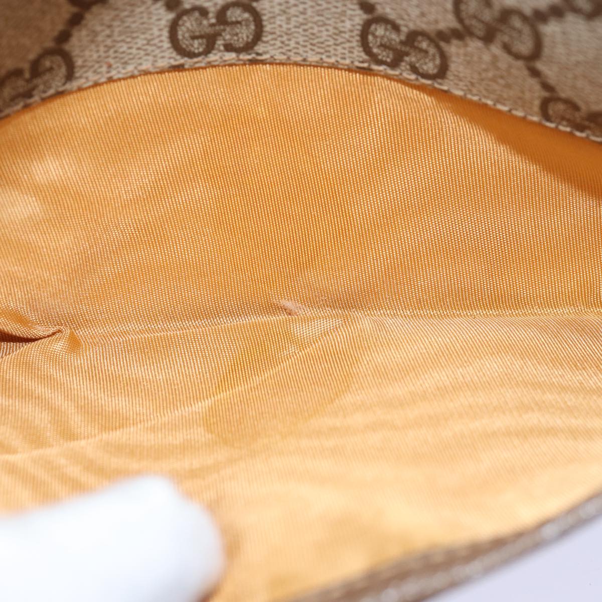 GUCCI GG Supreme Web Sherry Line Shoulder Bag PVC Beige 89 02 055 yk13076