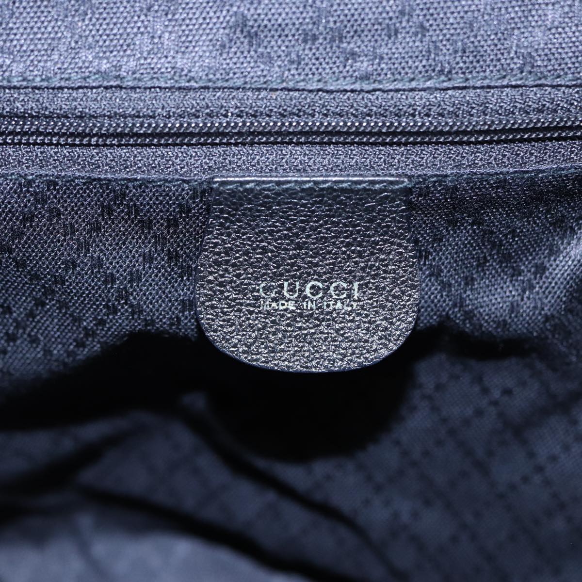 GUCCI Bamboo Shoulder Bag Suede Black 003 2058 0016 yk13089