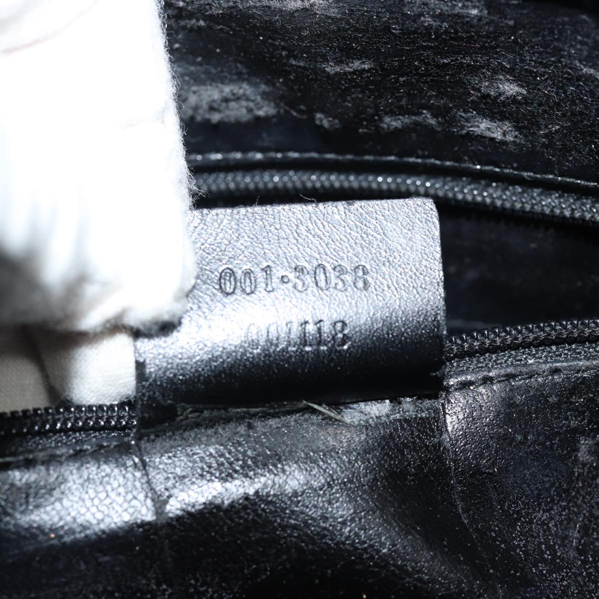 GUCCI Shoulder Bag Leather Black 001 3038 yk13123