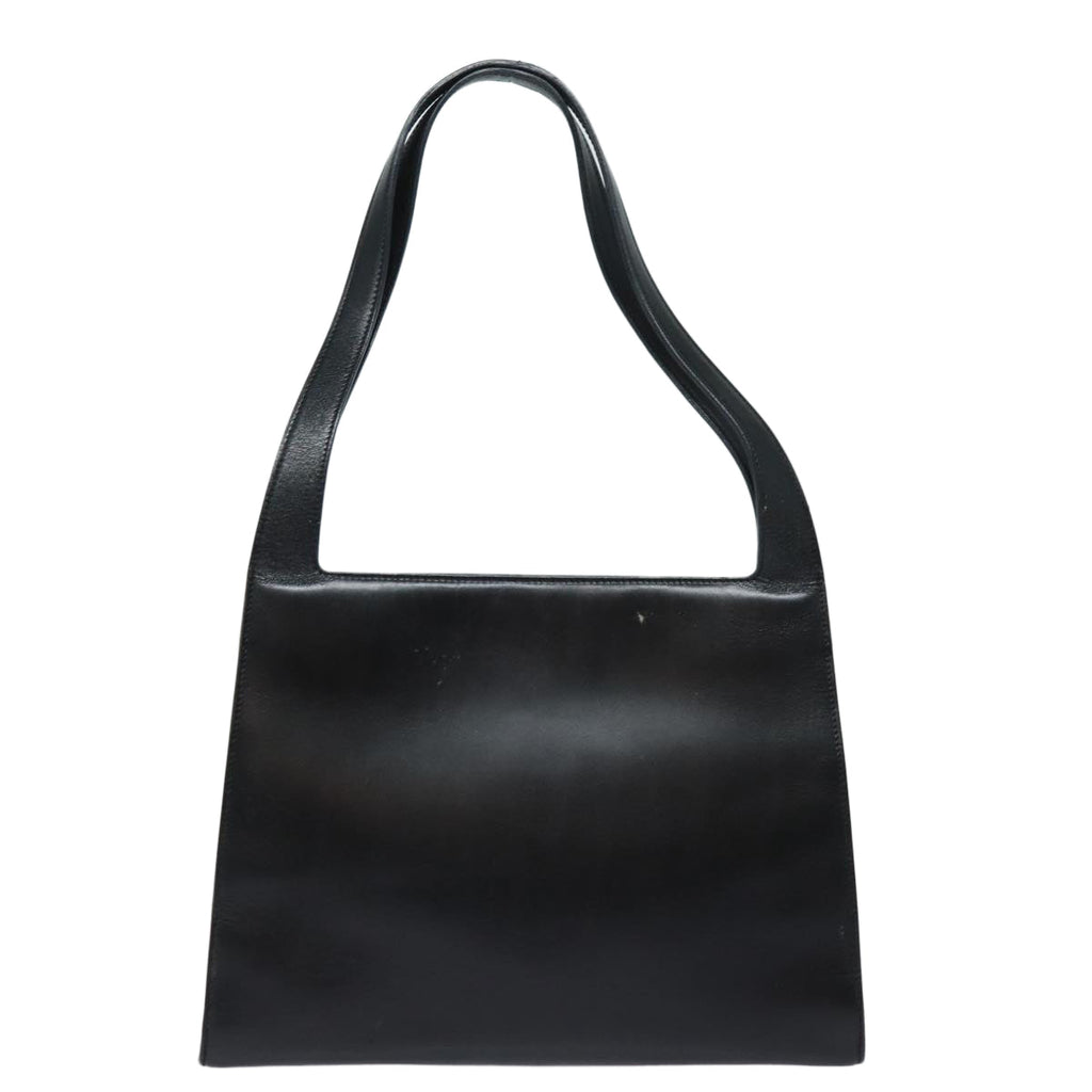 GUCCI Shoulder Bag Leather Black 001 3038 yk13123