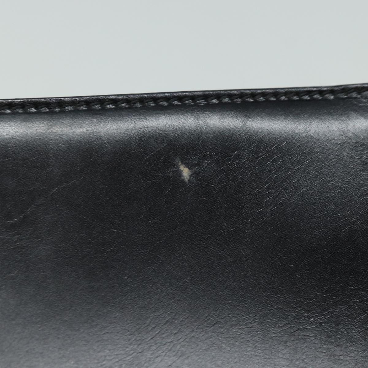 GUCCI Shoulder Bag Leather Black 001 3038 yk13123