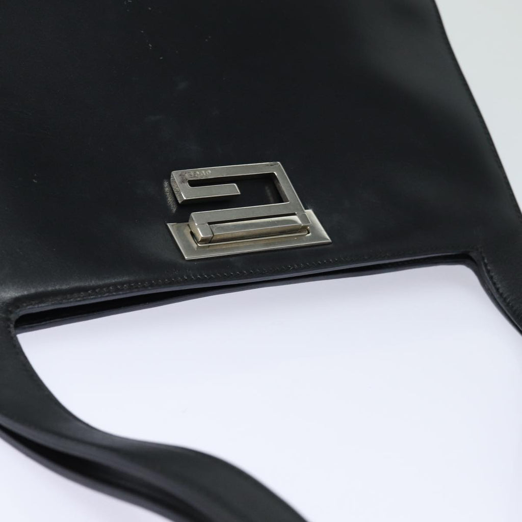 GUCCI Shoulder Bag Leather Black 001 3038 yk13123