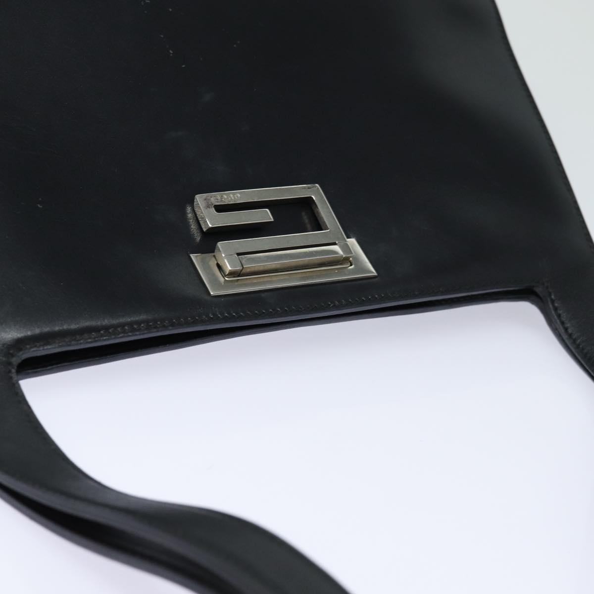 GUCCI Shoulder Bag Leather Black 001 3038 yk13123