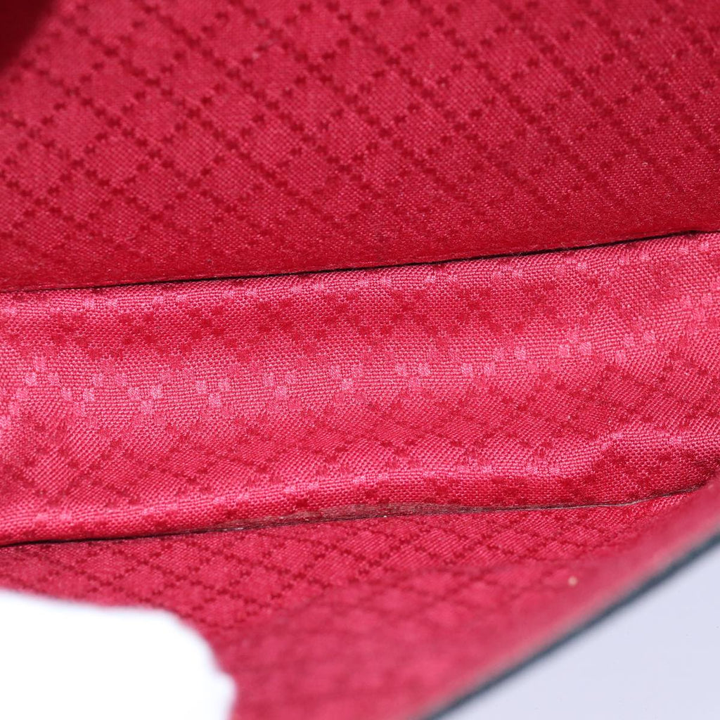 GUCCI GG Canvas Web Sherry Line Shoulder Bag Black Red Green yk13149