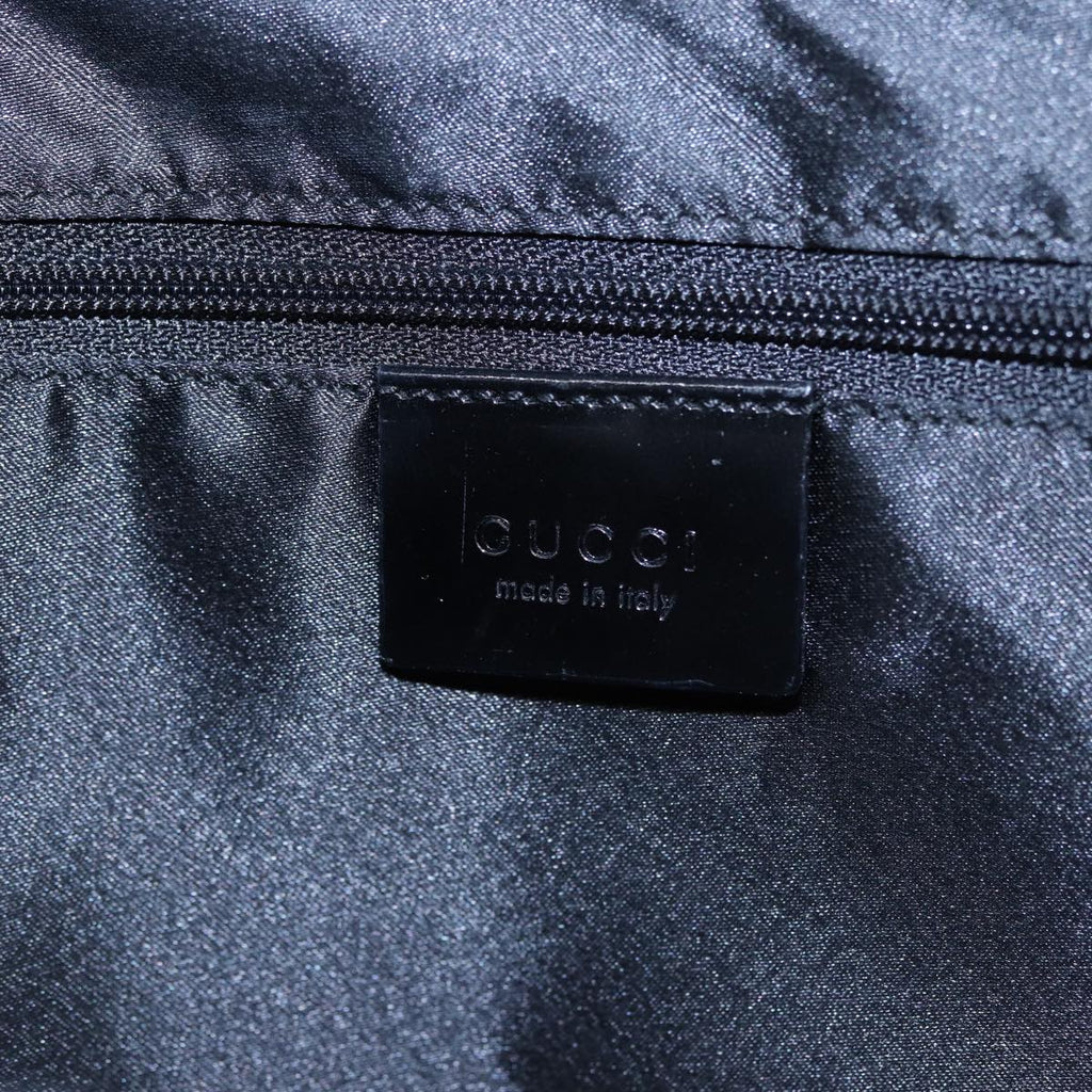 GUCCI Bamboo Hand Bag Satin Black 002 1010 002020 yk13177