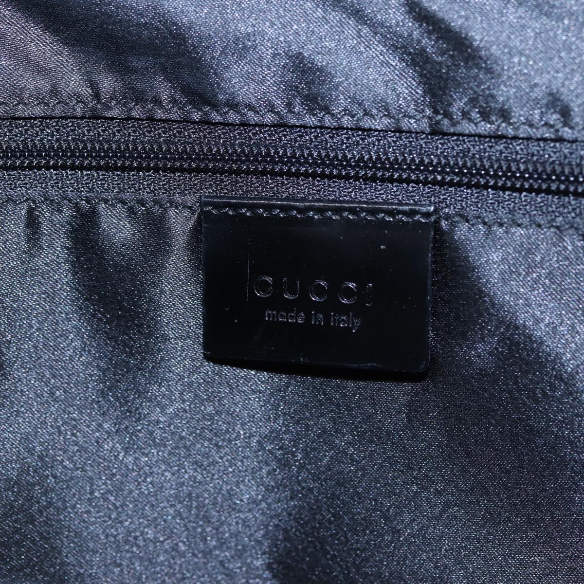 GUCCI Bamboo Hand Bag Satin Black 002 1010 002020 yk13177