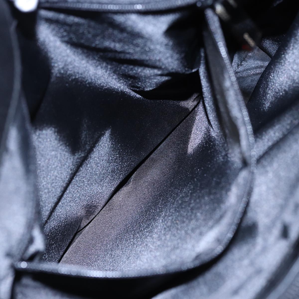 GUCCI Bamboo Hand Bag Satin Black 002 1010 002020 yk13177