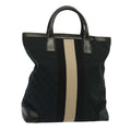 GUCCI GG Canvas Hand Bag White Black 002 1093 yk13186