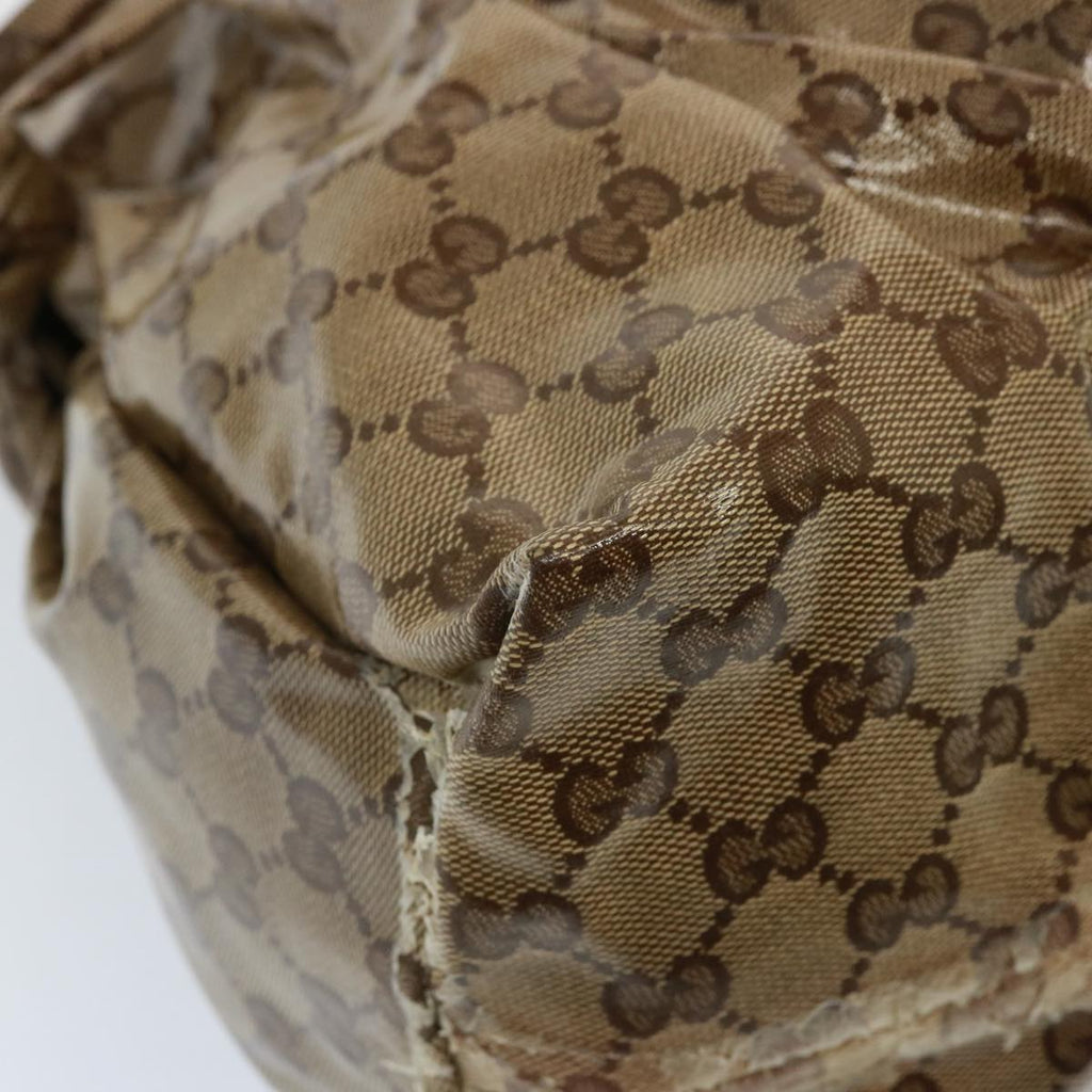 GUCCI GG Crystal Hand Bag Beige 197021 yk13197