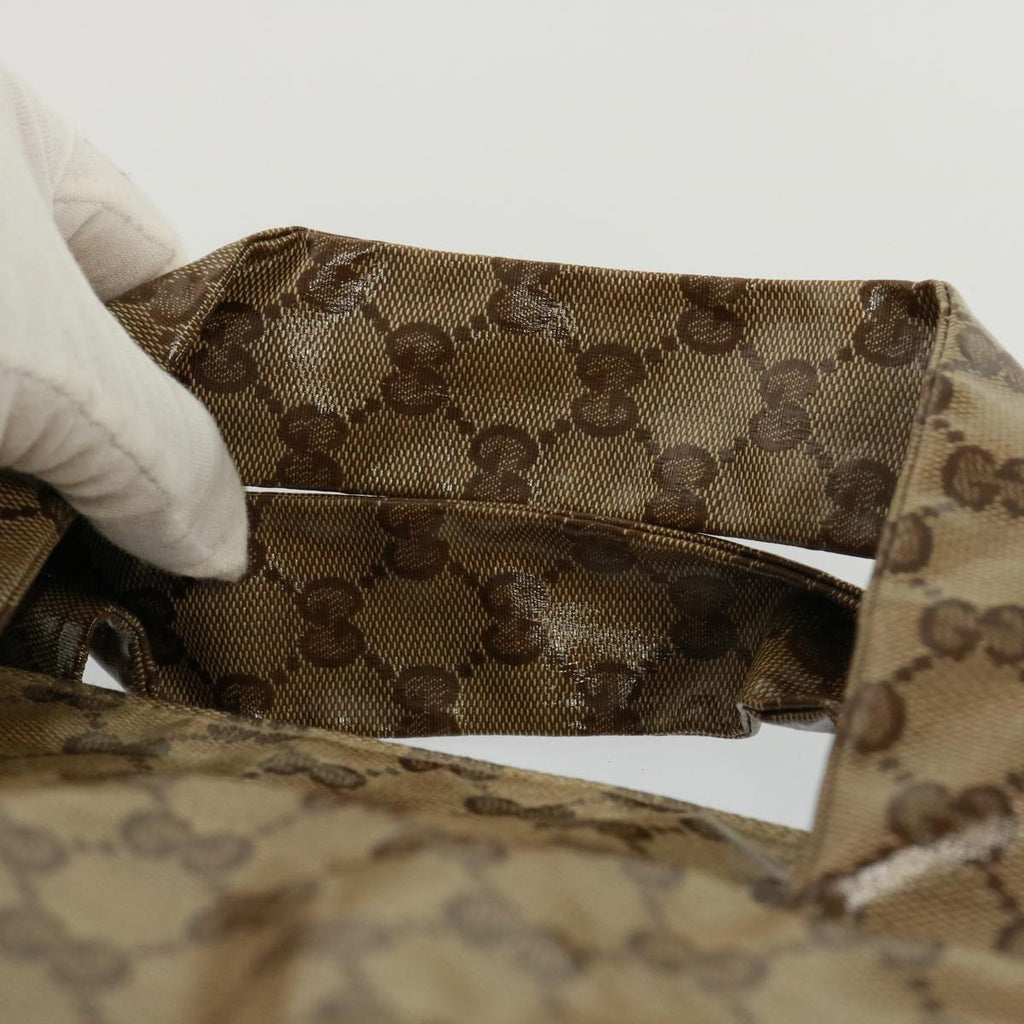 GUCCI GG Crystal Hand Bag Beige 197021 yk13197
