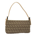FENDI Zucchino Canvas Accessory Pouch Beige yk13253