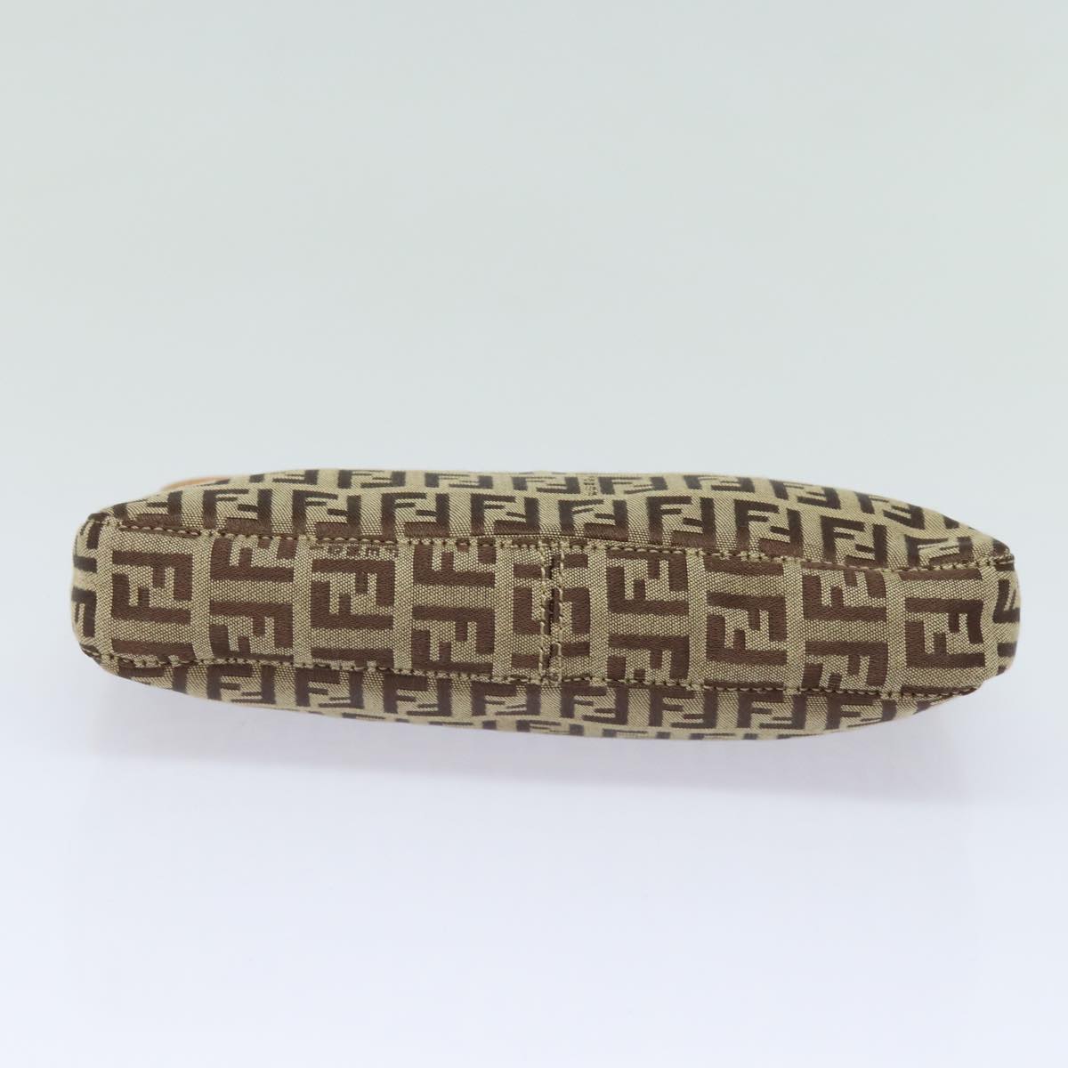 FENDI Zucchino Canvas Accessory Pouch Beige yk13253