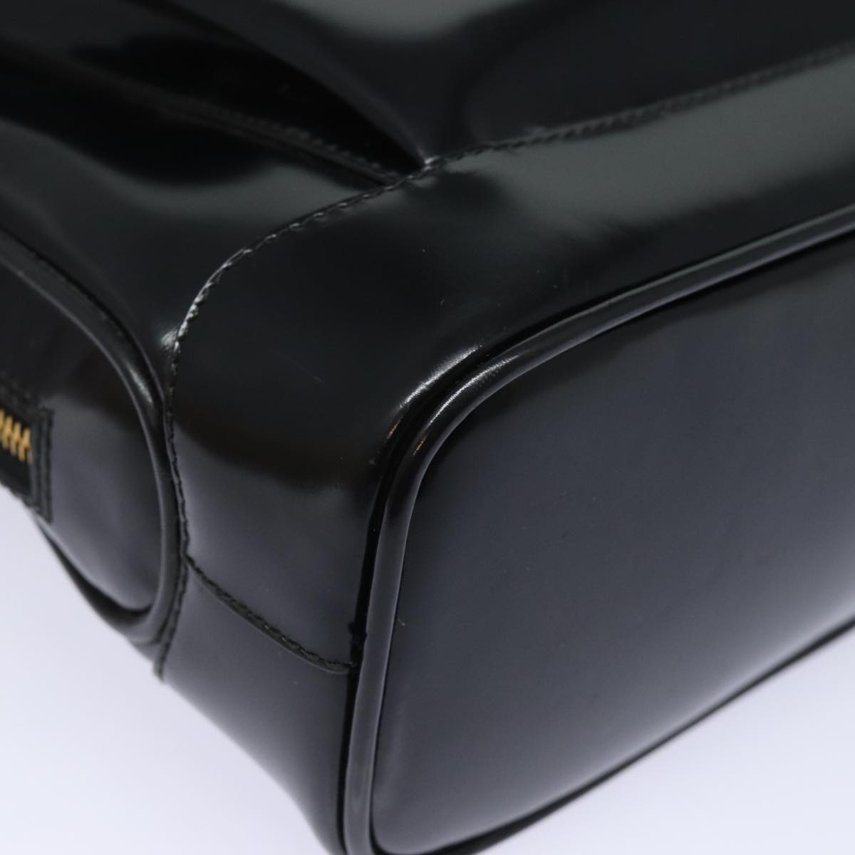 GUCCI Shoulder Bag Leather Black yk13258