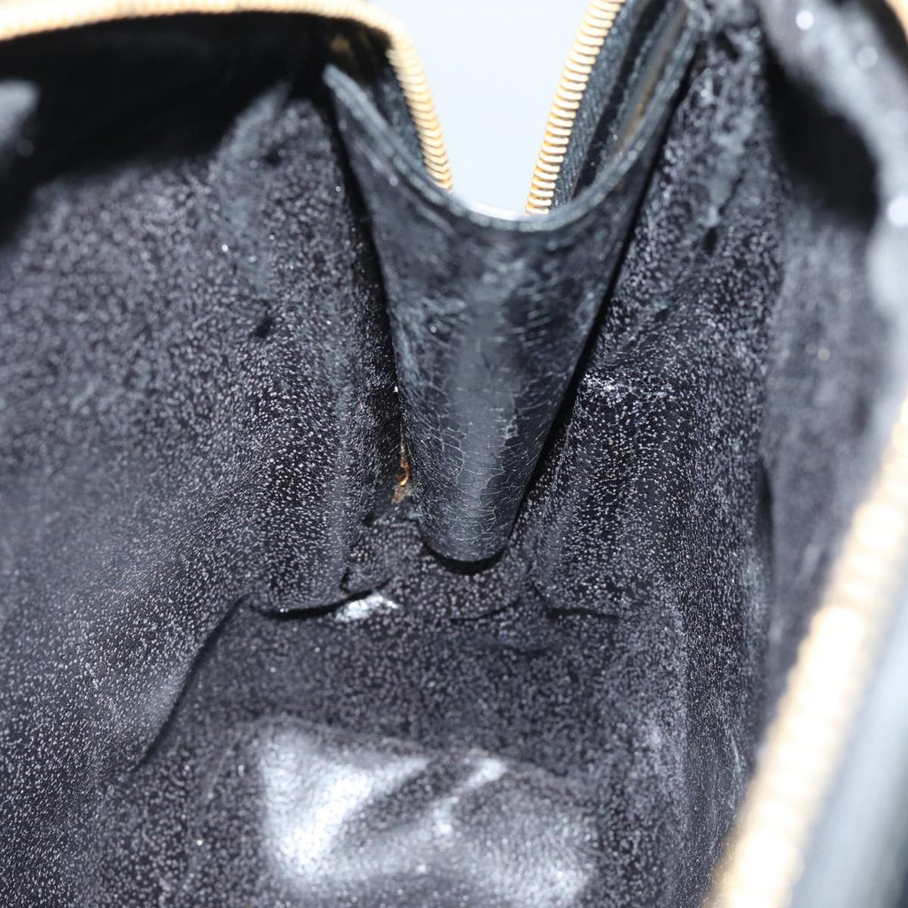 GUCCI Shoulder Bag Leather Black yk13258