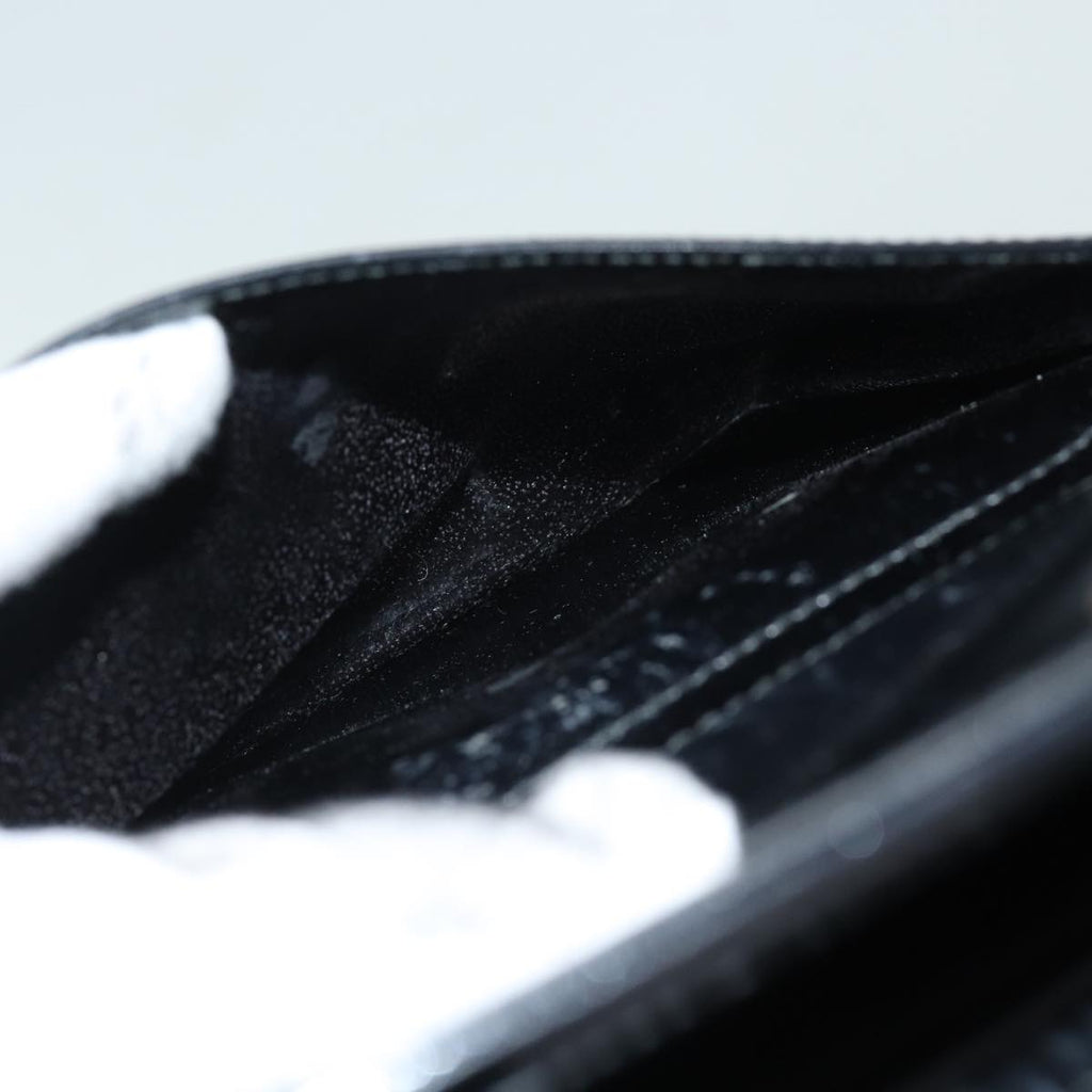 GUCCI Shoulder Bag Leather Black yk13258