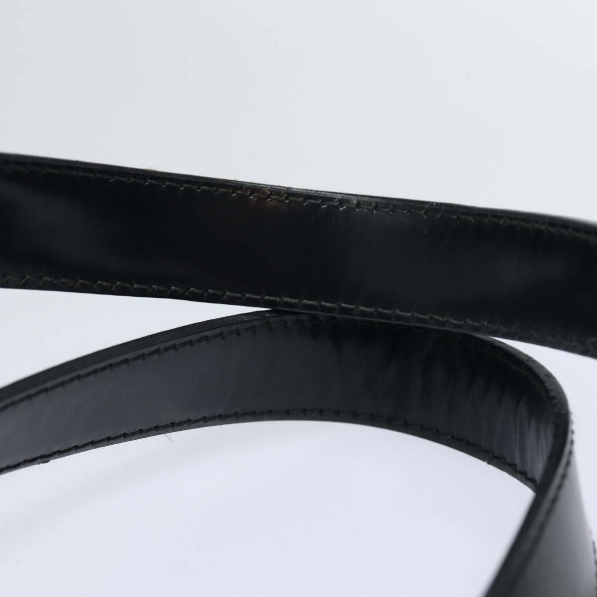 GUCCI Shoulder Bag Leather Black yk13258