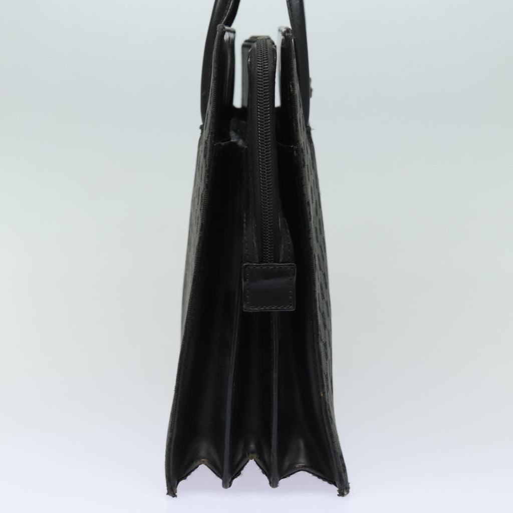 GUCCI GG Canvas Hand Bag Black 015 3708 yk13270