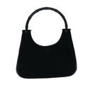 GUCCI Bamboo Shoulder Bag Suede Black 001 3739 yk13295