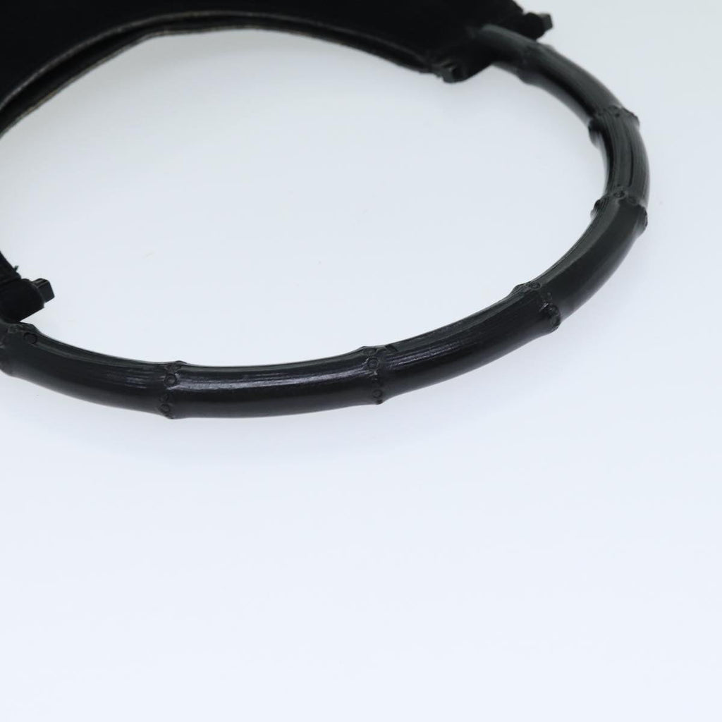 GUCCI Bamboo Shoulder Bag Suede Black 001 3739 yk13295