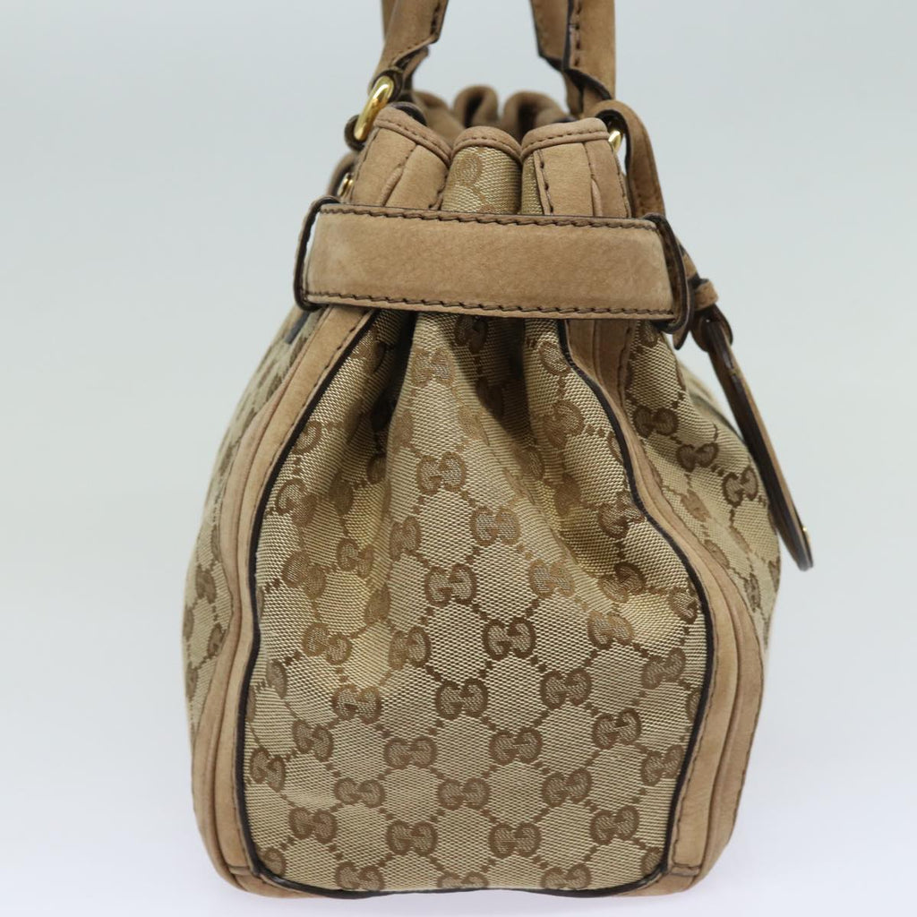 GUCCI GG Canvas Running Hand Bag Beige 247183 yk13303
