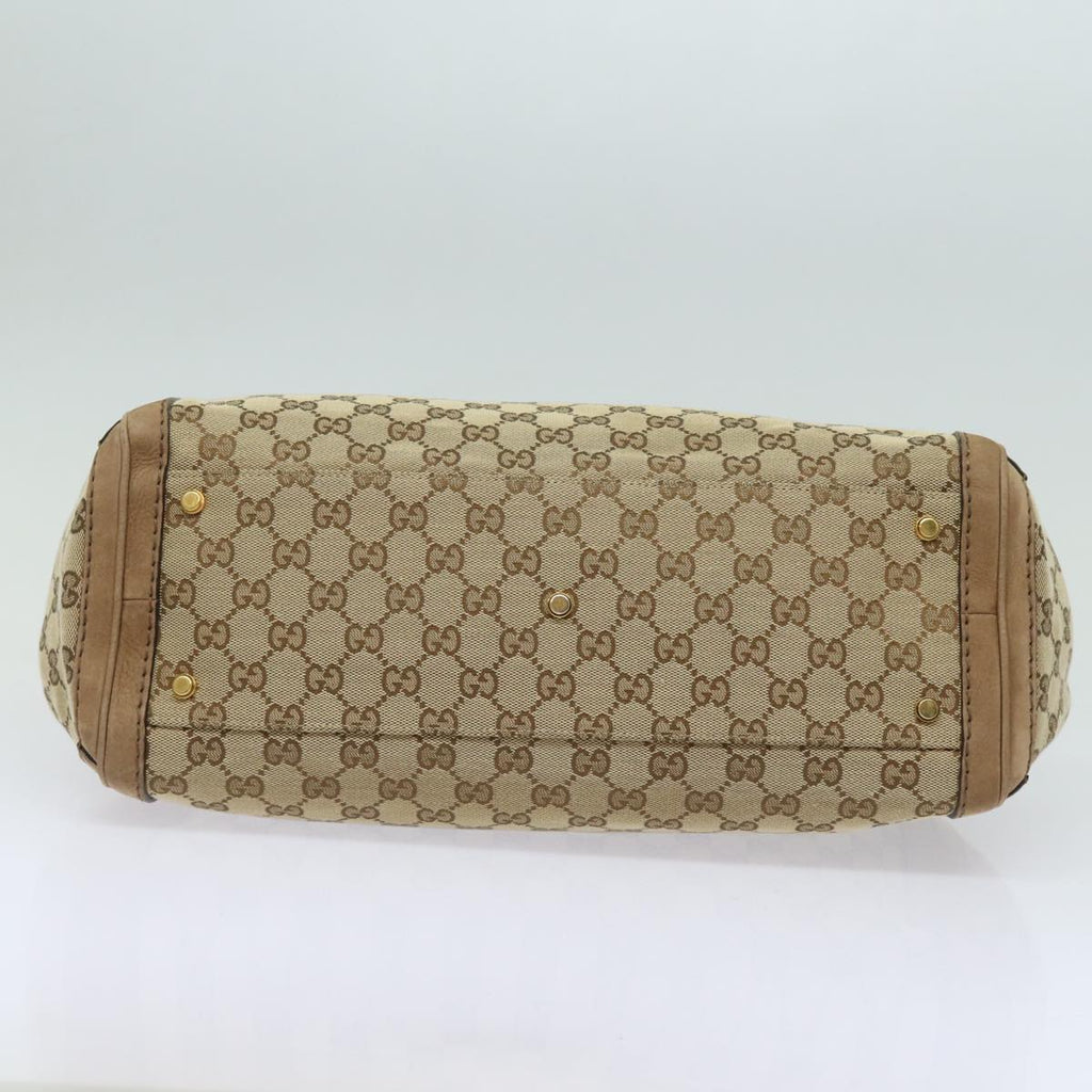 GUCCI GG Canvas Running Hand Bag Beige 247183 yk13303
