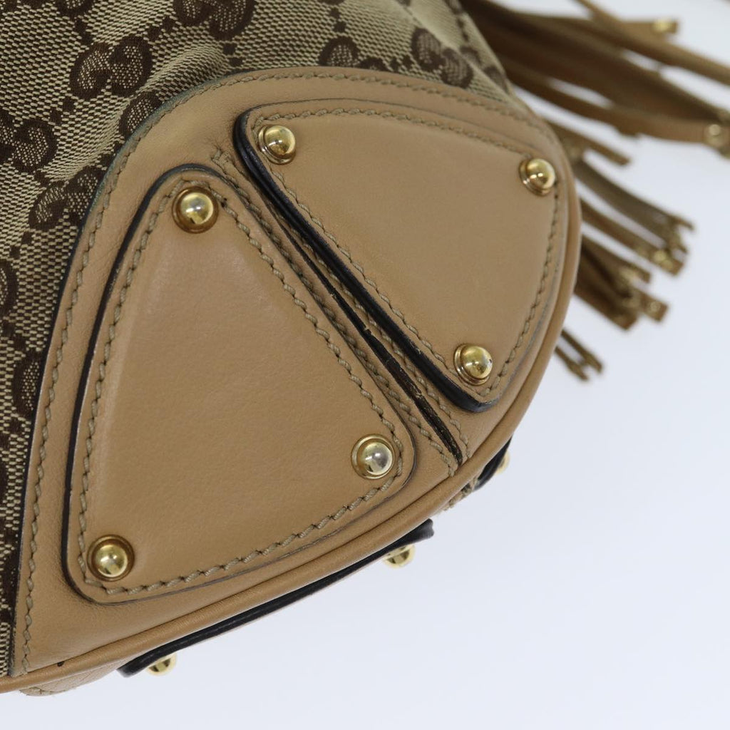 GUCCI GG Canvas Indy Hand Bag 2way Beige 182888 yk13331