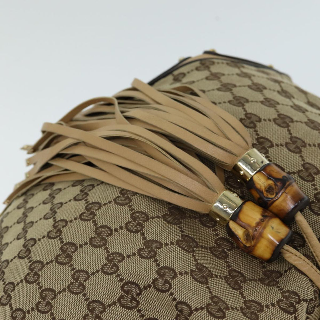 GUCCI GG Canvas Indy Hand Bag 2way Beige 182888 yk13331
